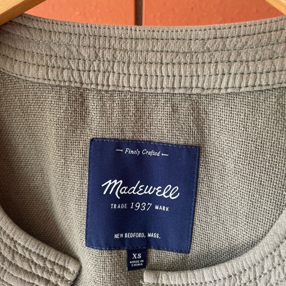 MADEWELL Women's Stitch Edge Belted Duster Jacket Size XS - Picture 5 of 7